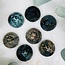 Labradorite Lion Medallions - Round Circle 1.5"