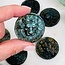 Labradorite Lion Medallions - Round Circle 1.5"