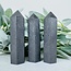 Shungite Towers Point Generator - Medium (2-4") Matte