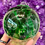 Green Specula Spirit Friendship Gazing Watch Wizard Kugel Witch Balls - Small 4"x 4"