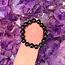 Black Obsidian Rings - Adjustable Beaded Stretch Gemstone