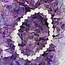 White Ivory Jade Bracelets - 6mm