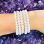 White Ivory Jade Bracelets - 6mm