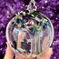 Teal, Purple, White and Green Specula Spirit Friendship Gazing Watch Wizard Kugel Witch Balls- Small 4"x 4"
