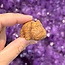 Arabic Miriam Jasper (Calligraphy Script Stone) Hippos - Small 1" Animal Figurine Carving