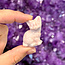 Pink Opal Sitting Cats Kitten Kitty - Small 1" Animal Carving Figurine