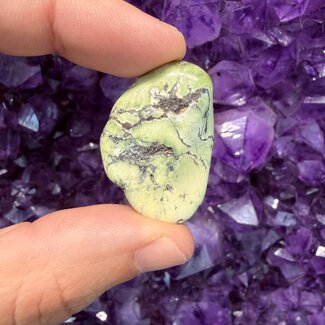 Wavellite (Devonite Fischerite Lasionite Lazionite Bialite) - Tumbled