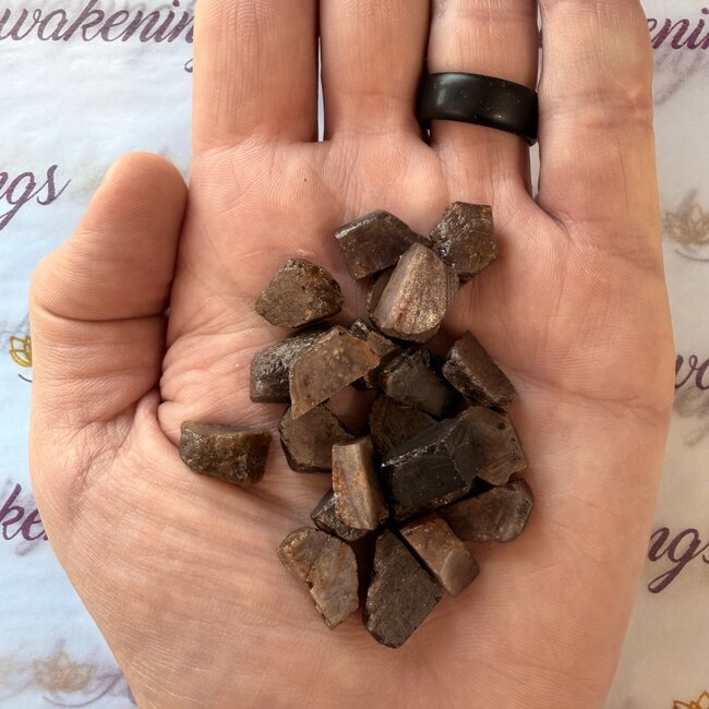 Bronze (Brown) Sapphire - Rough Raw Natural