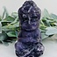 Chevron (Dream) Amethyst Buddha Praying - Large Statue Figurine