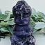 Chevron (Dream) Amethyst Buddha Praying - Large Statue Figurine