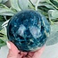 Blue Apatite Spheres Orb Globe - 85-90mm
