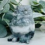 Moss Agate Owls - Large 3"