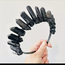 Black Obsidian Crown Tiara -  Rough Raw Natural Crystal Headband Hair Accessories Goth Wicca