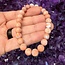 Pink (Cotton Candy) Agate Bracelets - 8mm