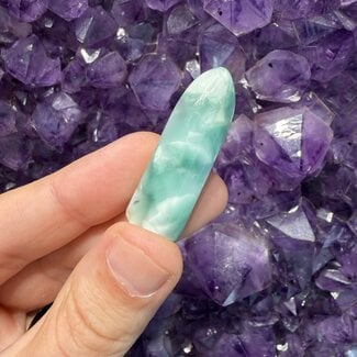 Blue Hemimorphite Bullets (AAA Grade)