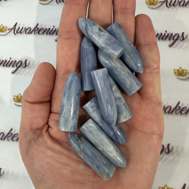 Blue Kyanite Bullets (AAA Grade)
