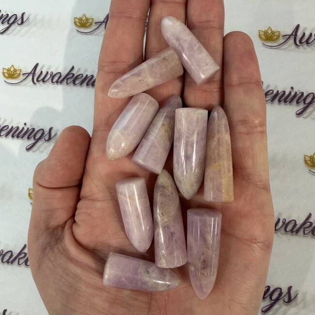 Pink Kunzite Bullets (AAA Grade)