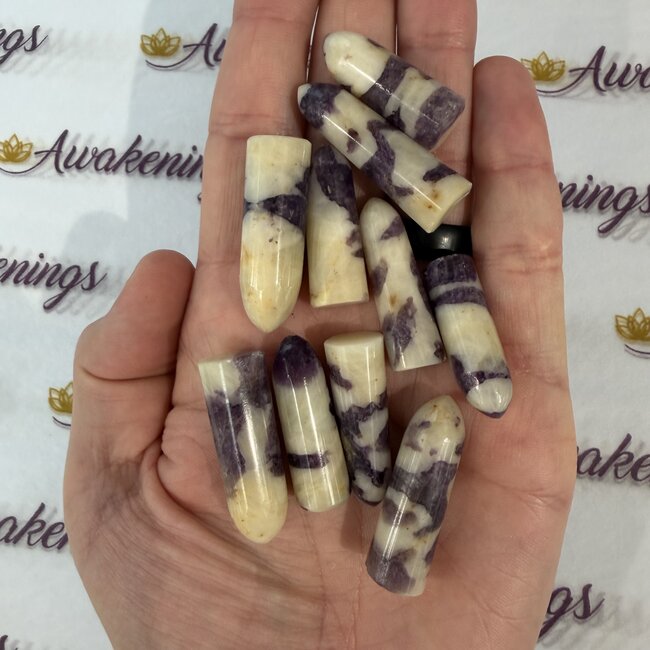 Tiffany Opalized Fluorite Bullets (AAA Grade)