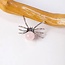 Rose Quartz Spiders - 2" Mini Spheres Orbs Globes Figurine