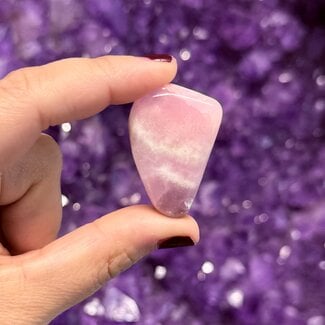 Pink Aragonite - Tumbled