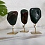 Green Aventurine Tumbled Free Form on Gold Pin Stand - 3.5" Home Decor
