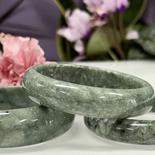 Nephrite Jade Bangle Bracelets