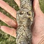 Pyrite Skull Totems - 6" Hear See Think No Evil Statue Carvings
