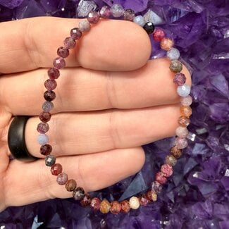 Red Spinel Bracelets (Faceted) - 4mm