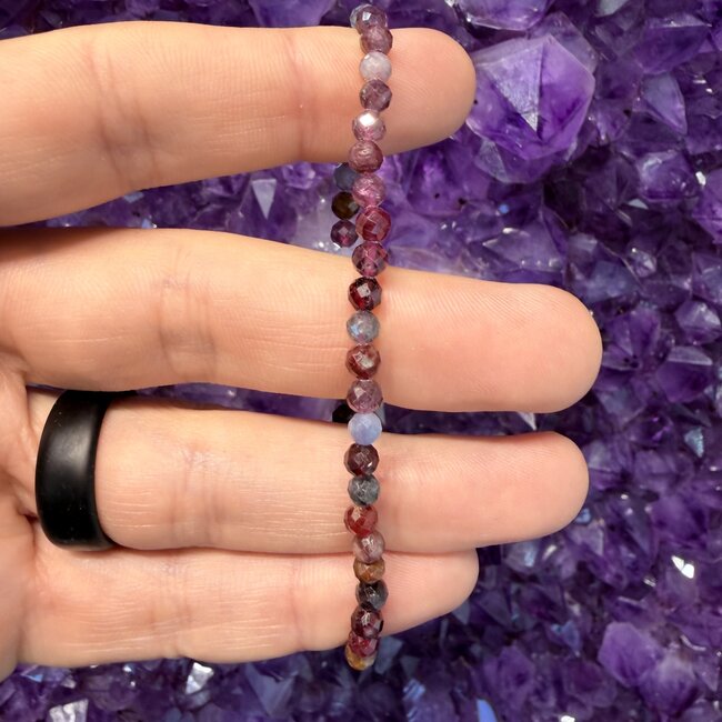 Red Spinel Bracelets (Faceted) - 4mm