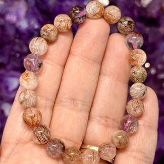 Super Seven 7 (Sacred Melody Stone) Bracelets (B Grade) - 8mm