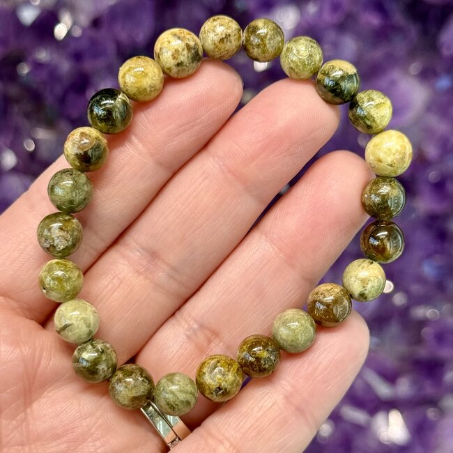 Tsavorite (Grossular) Green Garnet Bracelets - 8mm