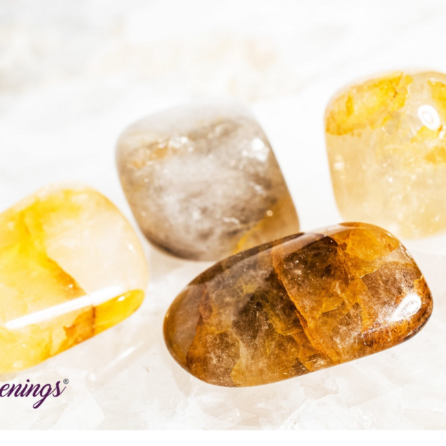 Golden Healer Quartz (Yellow Hematoid)  - Tumbled