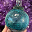 Light Blue Crackled Specula Spirit Friendship Gazing Watch Wizard Kugel Witch Balls - Small 4"x 4"