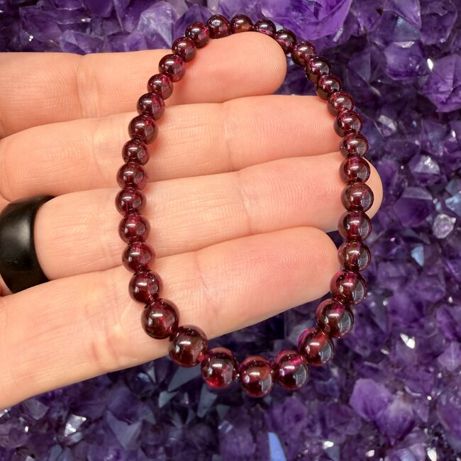 Rhodolite Garnet Bracelets - 6mm
