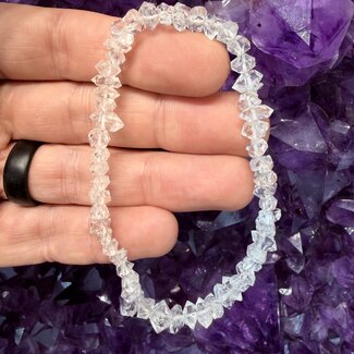 Herkimer Diamond Bracelets - Rough Raw Natural