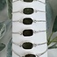 Moldavite Bracelets - Rough Raw Natural Bezel Set - Slider Ball Adjustable Sterling Silver