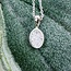 Meteorite (Campo Del Cielo) Necklaces - Oval Bezel Set - 16-18" Dainty Link Chain - Sterling Silver Pendant