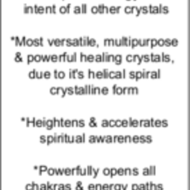Clear Crystal Quartz Merkabah - Large 2.5"