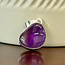 Amethyst Pendants - Rounded Angled Bezel Set - Sterling Silver