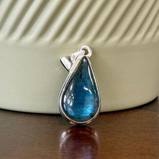 Labradorite Pendants - Teardrop Pear Bezel Set - Sterling Silver