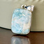 Larimar (Dolphin Stone) Pendants - Rounded Square Bezel Set - Sterling Silver