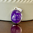 Amethyst Pendants - Oval Double Bezel Set - Sterling Silver