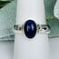 Sugilite Ring - Size 9 Oval Bezel Set - Sterling Silver