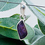 Sugilite Pendants - S Shape Bezel Set - Sterling Silver