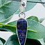 Sugilite Pendants - Teardrop Pear Bezel Set - Rough Raw Natural Sterling Silver