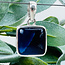 Blue Richterite (Blue Sugilite) Pendants - Square Bezel Set - Sterling Silver
