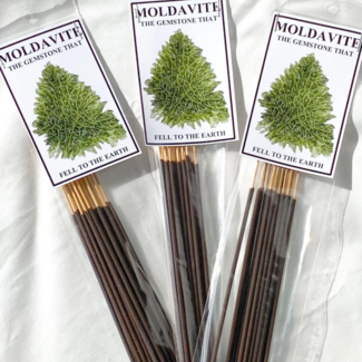 Moldavite Incense Sticks - 15 Sticks/Pkg