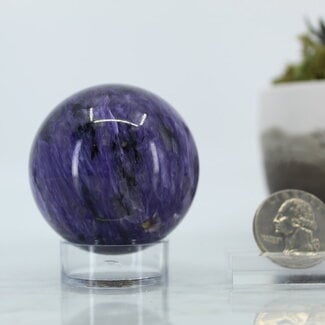 Charoite Spheres Orb Globe - 50-55mm (AA Grade) 5cm