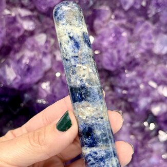 Sodalite Massage Wands - Large 4" Point Stick Tool
