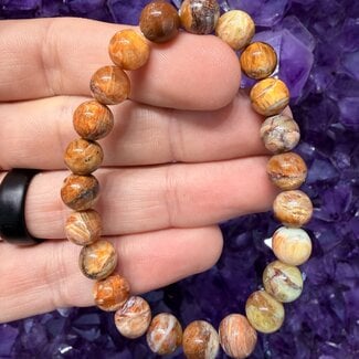 Golden Mexican Opal Bracelets - 8mm